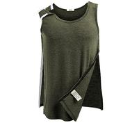 Deyeek Chemises de récupération après Une Chirurgie de l'épaule pour Hommes, débardeurs après Coiffe des rotateurs, Port de Chimio, vêtements adaptatifs indispensables