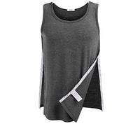 Deyeek Chemises de récupération après Une Chirurgie de l'épaule pour Hommes, débardeurs après Coiffe des rotateurs, Port de Chimio, vêtements adaptatifs indispensables