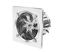 DEYIN 6''7'' Booster ventilateur extracteur ventilateur d'échappement tuyau de Ventilation ventilateur for salle de bains toilette cuisine mur fenêtre ventilateur en acier inoxydable(7inch)