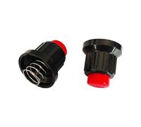 DEYIN Allumeur à impulsion avec batterie AAA, 2 pièces, interrupteur à bouton-poussoir for grilles à gaz, chauffage de Patio extérieur, accessoires chapeau rouge