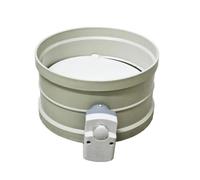 DEYIN Amortisseur d'air en plastique PP 110-315mm, conduit d'air électrique, amortisseur motorisé, vanne de contrôle du Volume d'air, vanne de tuyau de Ventilation(315mm)