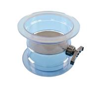 DEYIN Amortisseur manuel Transparent en PVC, 160-315mm, Valve de régulation du Volume d'air, tuyau de Ventilation(160mm)