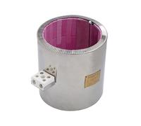 DEYIN Élément chauffant à bande en céramique rouge, 55x8 0mm/55x14 5mm/110x7 5mm/110x11 0mm/110x14 0mm/110x170mm, haute température maximale jusqu'à 1200 degrés(110x75mm 1200W)