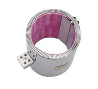 DEYIN Élément chauffant à bande en céramique rouge, 60x60mm/60x80mm/60x100mm/60x130mm, haute température maximale jusqu'à 1200 degrés(60x60mm 570W)