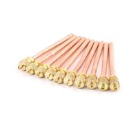 DEYIN Lot de 10 vannes d'accès de réfrigération for climatiseur, tube de remplissage de 6 mm de diamètre extérieur