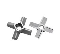 DEYIN Lot de 2 couteaux for hachoir à viande en acier inoxydable #5 for HR2526 HR 2708 2714 2721 2728 Pièces de rechange for appareils de cuisine