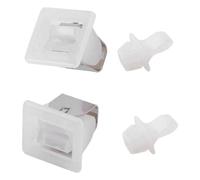 DEYIN Lot de 4 loquets de porte de sèche-linge 306436 279570, adaptés au sèche-linge