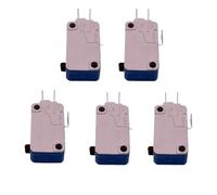 DEYIN Lot de 5 interrupteurs de contact de rechange W-15-102C 15 A 250 V, micro-interrupteur for interrupteur de porte de four à micro-ondes, pièces universelles
