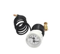 DEYIN Manomètre Capillaire Manomètre de Pression de chaudière Manomètre de Pression d'eau de Four Mural Remplacement