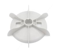 DEYIN Pièces de ventilateur de pales en plastique de moteur, accessoires de moteur de lame de ventilateur en plastique for Y80 90 100 155mm(Y132-4.6P 210mm)