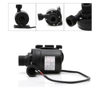 DEYIN Pompe à eau 800L/H 5m DC12V 24V Chauffe-eau solaire Moteur sans balai Circulation Composant électronique Fontaine de jardin extérieur(12V)