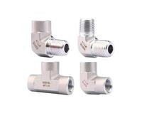 DEYIN Raccord de tuyau forgé en acier inoxydable 316L à 3 voies, coude à 90 degrés mâle et femelle NPT 4000 PSI 1/8" 1/4" 3/8" 1/2"(Female Tee,1/4")