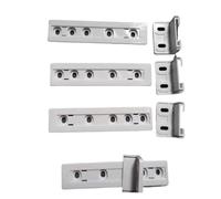 DEYIN Réfrigérateur intégré en quatre pièces, Double porte cachée intégrée, montage coulissant, Rail de connexion, ensemble coulissant