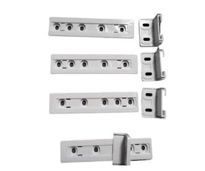 DEYIN Réfrigérateur intégré en quatre pièces, Double porte cachée intégrée, montage coulissant, Rail de connexion, ensemble coulissant