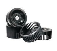 DEYIN Roue à vent en plastique centrifuge Roue à vent en plastique Ventilateur à turbine Ventilateur de ventilateur Ventilateur à moteur de ventilateur avec roue à turbine Climatisation(C238x125x10)