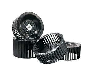 DEYIN Roue à vent en plastique centrifuge Roue à vent en plastique Ventilateur à turbine Ventilateur de ventilateur Ventilateur à moteur de ventilateur avec roue à turbine Climatisation(A216x90x10)