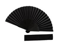 DEYIN Style chinois noir Vintage main ventilateur pliant ventilateurs danse fête de mariage faveur chinois danse fête pliant ventilateurs(1pc fan and 1pc bag)