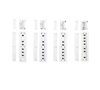 DEYIN Support de montage en plastique for porte de réfrigérateur intégré, Kit coulissant de fixation for congélateur, Rail d'étagère de porte for réfrigérateur(4PCS)