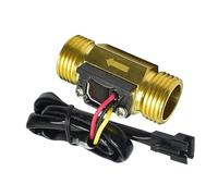 DEYIN Tube en laiton complet 1/2 "3/4" DN15 avec capteur de débit d'eau filetage extérieur remplacement débitmètre à turbine de chauffe-eau capteur de débit d'eau(B)