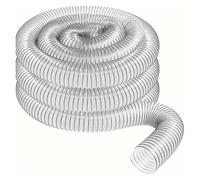 DEYIN Tuyau de collecte de poussière en PVC transparent de 2 à 4 pouces de diamètre extérieur de 1 mètre à utiliser avec les dépoussiéreurs avec ports. Idéal for les aspirateurs d'atelier(Exclude Hose