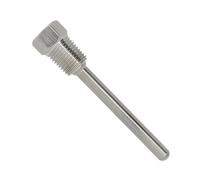 DEYIN Tuyau fileté en acier inoxydable 304, puits thermométrique sans soudure de 1/4 pouces, 30-500mm, puits thermopoche(30mm)