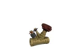 DEYIN Vanne d'équilibrage statique en laiton, vanne de réglage de l'air, vanne de contrôle du débit DN15-DN50, régulateur de débit d'eau, vanne d'équilibrage(DN40)