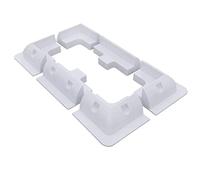DEYMU Lot de 6 supports de montage pour panneau solaire en ABS, sans perçage, largement utilisés sur les toits de camping-cars, caravanes, véhicules, camping-cars, garages, abris de jardin