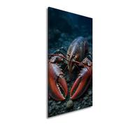 deyoli Impression sur toile avec gros plan d'un homard sur pierres 80 x 40 cm