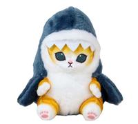 DEYROS Joli pendentif en forme de requin en forme de chat crevettes frites en peluche pour chambre, voiture, sac de décoration, 13 cm (A)