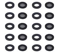 DEZ 20Pc Caoutchouc Et Joint Fibre, Vanne À Levier À Main, Vanne D'Arrêt, Joint D'Étanchéité Plomberie, Robinet Exterieur, Filtre À Rondelles