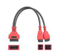 Dezanyc Connecteur de câble de programmation pour Chrysler 12+8 pour DS808 MS905 MS906 MS906BT MS906S MS908 MS908S MK808 MX808 MX900, câble de dérivation de sécurité universel 12 8 OBD II pour voiture