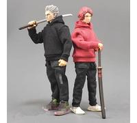DEZARO 1/18 Scale Hommes Vêtements à Capuche Sportswear Costume Tenue Top Vêtements pour Homme 3,75 pouces Action Figure Body (noir, échelle 1/18)