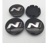 DEZARO 4 pièces Cache Moyeux pour Hyundai N N Line Sonata Elantra Kona Tucson I30 I20 56MM 60MM Décoration Accessoires,A-56MM