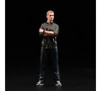 DEZARO Figurine à l'échelle 1:43 - Figurine de personnes peintes à la main - En résine - Diorama - Figurine d'action pour voitures - Collection de véhicules (Paul Walker)