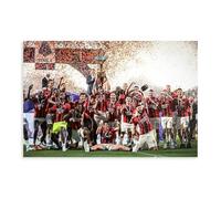 DEZARO Poster des Champions de Milan AC 2022 Série A sur toile - Décoration murale pour salon, chambre à coucher - Style sans cadre - 30 x 45 cm