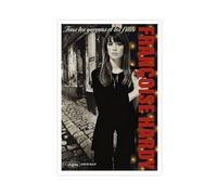 DEZARO Poster sur toile de Francoise Hardy - chanteur et actrice - Décoration murale pour salon, chambre à coucher - Style sans cadre - 20 x 30 cm