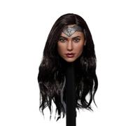 DEZARO Sculpture de tête de femme échelle 1/6, tête de gadot pour fille européenne pour figurine d'action de 30,5 cm (G)
