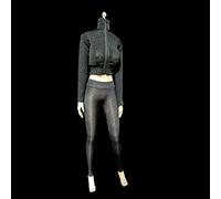DEZARO Vêtements pour femme à échelle 1/6, pantalon moulant, extensible, pour body d'action PH TBL JO de 30,5 cm, pantalon noir