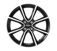Dezent Wheels Jante alu TN Dark 14 pouces 5.5x14 4x100 ET40 Noir face polie