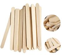 DEZHI Lot de 150 bâtonnets de spatules en bois pour bricolage (11,4 cm de large x 1 cm)
