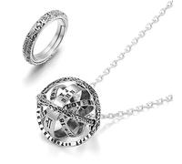 DEZP 1 Pcs Bijoux Femme Collier Femme Cadeau Maman Peut Être Utilisé Comme Bague