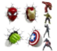 DEZP 95 * 29cm super heros stickers muraux enfants décoration chambre decoration murale chambre