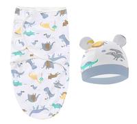 DEZP Couverture d'Emmaillotage pour Bébé Nouveau-Nés Gigoteuse Avec Un Dernier Verre