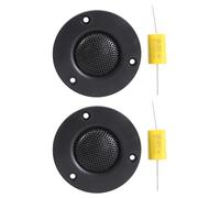 Dezzhou Paire de haut-parleurs d'aigus 25 cœurs 30 W 74 mm en film de soie haute fidélité Haut Parleur diaphragme en film de soie