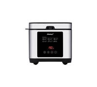 DF 150 Friteuse 1200 W fonction minuteur, réglage de la température en continu, avec écran acier inoxydable, noir