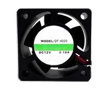 DF-4020 40MM DC 12V 0.18A 2-Wire Cooling Fan for Electronics and DIY Projects