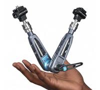 DF DIGITALFOTO Bras magique de 27,9 cm avec libération rapide F22, bras magique élégant avec vis filetée 6,35 mm et têtes sphériques à 360° pour écran, flash, lumière, cage d'appareil photo, capacité