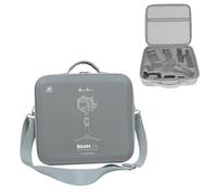 DF DIGITALFOTO Étui de Transport Léger RS4 Mini avec Bandoulière, Résistant à l'eau et Aux Sac, Coque Rigide pour la Prise de Vue en Extérieur, Compatible avec Le DJI RS4 Mini Creator Combo, Gris