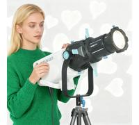 DF DIGITALFOTO Projecteur Optique Snoot Bowens Mount GOBO, Snoot-BM | Accessoire de Projection pour Projecteur de Photographie, Compatible avec Aputure Amaran 100X/D,200D/X, 150/300C,Storm 400X