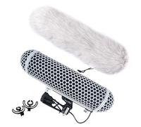 DF DIGITALFOTO Shotgun Microphone Blimp Pare-brise avec Dead Cat